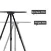 Camping Folding Table Portable Foldable Outdoor Furniture Aluminum Alloy Fishing Desk Telescopic Adjustable Triangular for Home