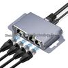 1000 Mbps Gigabit Network Switch Splitter: 1-In-2-Out and 1-In-4-Out