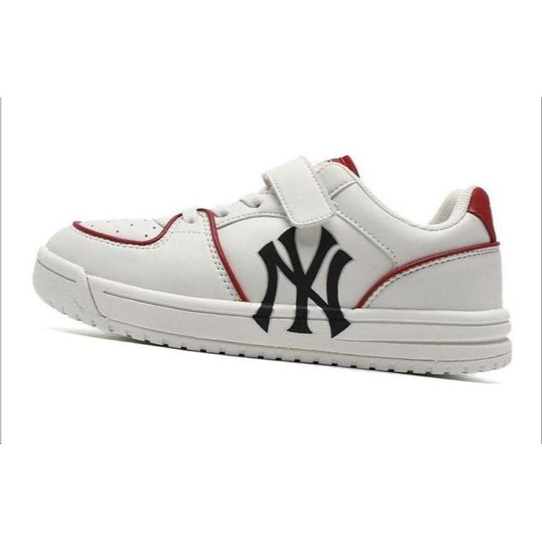 New MLB Cushioning Abrasion Resistant Balance Low top Kids' Skateboarding Shoes White Kids' 7ASXCA33N-50RDS