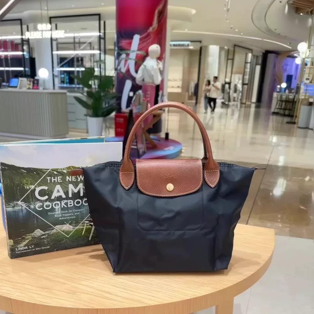 

Сумка-тоут Longxiang Classic из нейлона, ручная, вышитая, большой вместимости, водонепроницаемая, складная, на одно плечо 23*22*14