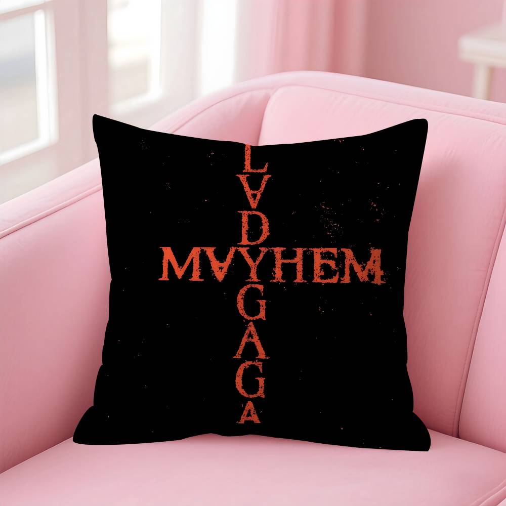 Singer QLADYGAsGAs MAYHEM Pillow Cushion Cover Pillowcase Living Room Sofa Home Decor Customized