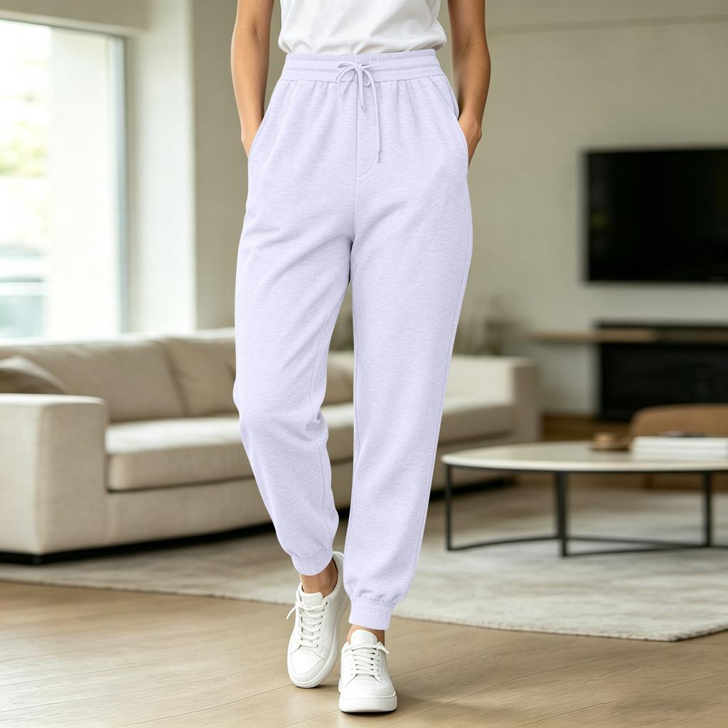 Women's Casual Drawstring Jogger Sweatpants for Everyday Wear