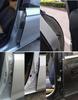 2X80cm B Type B Pillar Car Rubber Seal Strip Anti-Noise Dustproof 3M EPDM Rubber