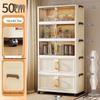 Folding Multi-Layer Plastic Storage & Wardrobe Cabinet for Kids and Households