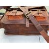 Herren Messenger Laptop Vintage Aktentasche Tasche Leder