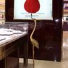 Ancient Style Crane Zen Copper Floor & Table Lamp for Living Room