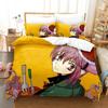 Comfortable Anime Print Duvet Cover Set With Duvet Cover And Pillowcases Single Twin Full Queen King Sizes For Adults And Kids