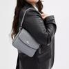 COACH Cassie Calfskin Small Square Bag, Handbag, Shoulder Bag, Crossbody Bag Small Women's Silver & Gray & Blue CP138-LHN19
