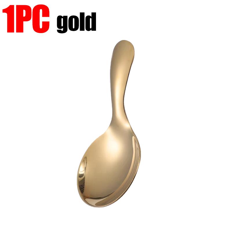 Mini Cute Ice Cream Cake Spoon Stainless Steel Short Handle Dessert Spoon Multipurpose Kitchen Tableware Creative Coffee Spoon