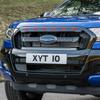 HXGR1 Grille Top Logo Letter For Ford Ranger Grills RANGER 3D Emblem Original Size ABS Sticker With Glue Chromium Styling 6 Color