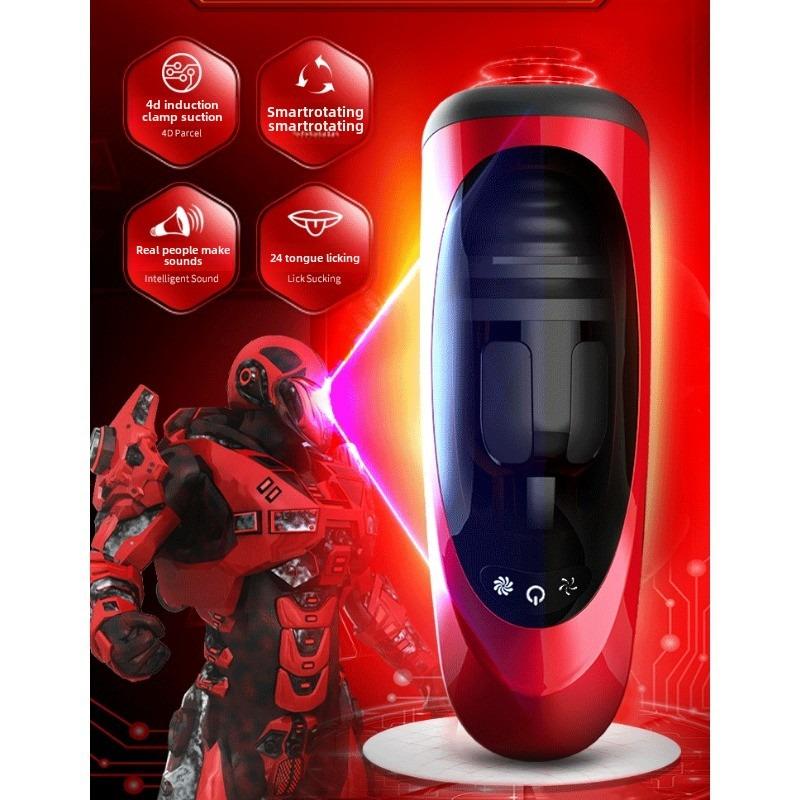 Airplane Cup Oral Sex Automatic Piston Rotating Tongue Male Masturbator Sex Toys