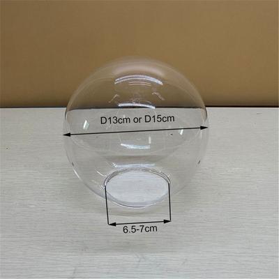 Clear White Grey Color Fading Replacement Glass Shade for Magic Bean Chandelier Pendant Light, Grey Blue Globe Lampshade Fitting