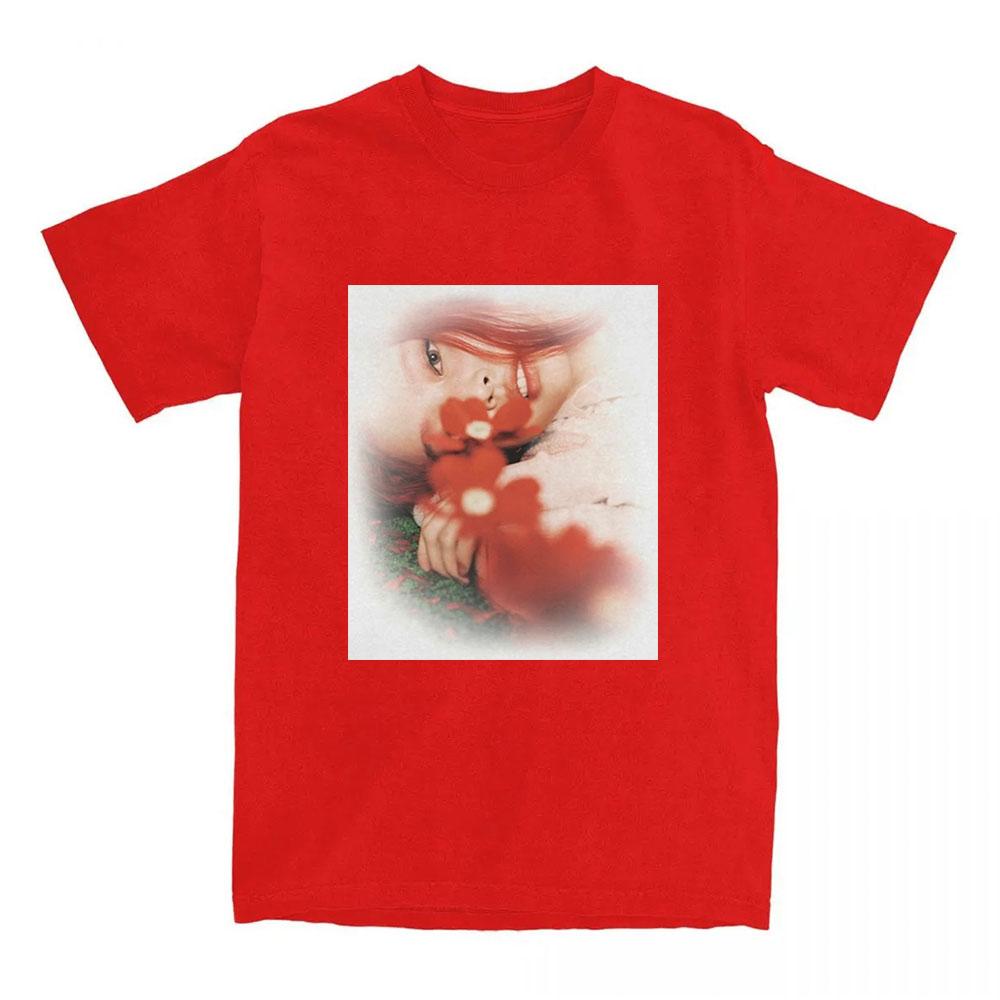 

Y2K Jennie Ruby The 1st Studio Album Merch Tshirt Short Sleeve Oneck Women Tshirt Casual High Quality Unisex Streetwear Female S
