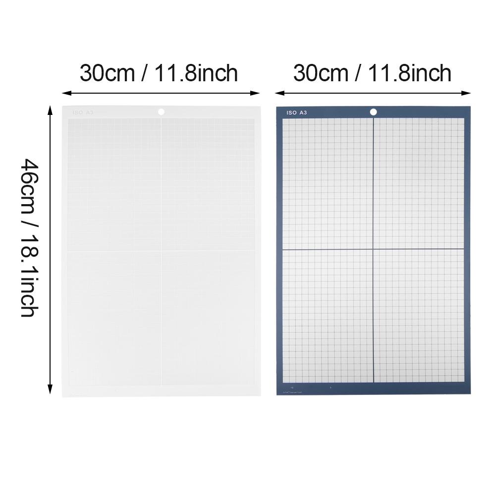 18" X 12" Non Slip Cutting Mat Cut Pad Board for Cutter Plotter White