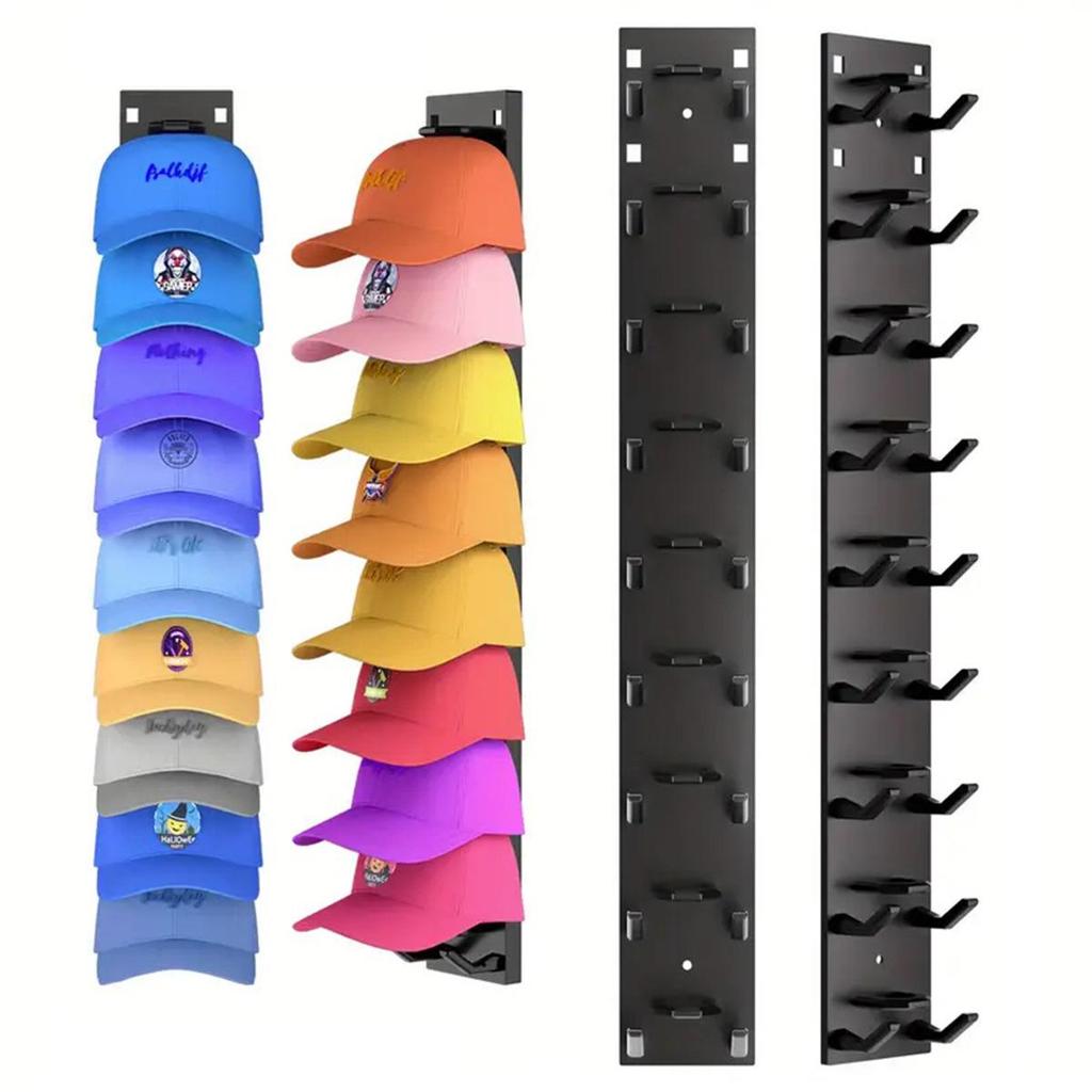 Cross-Border Baseball Cap Wall Rack - Strong Adhesive Multi-layer Cap Hook & Storage Display