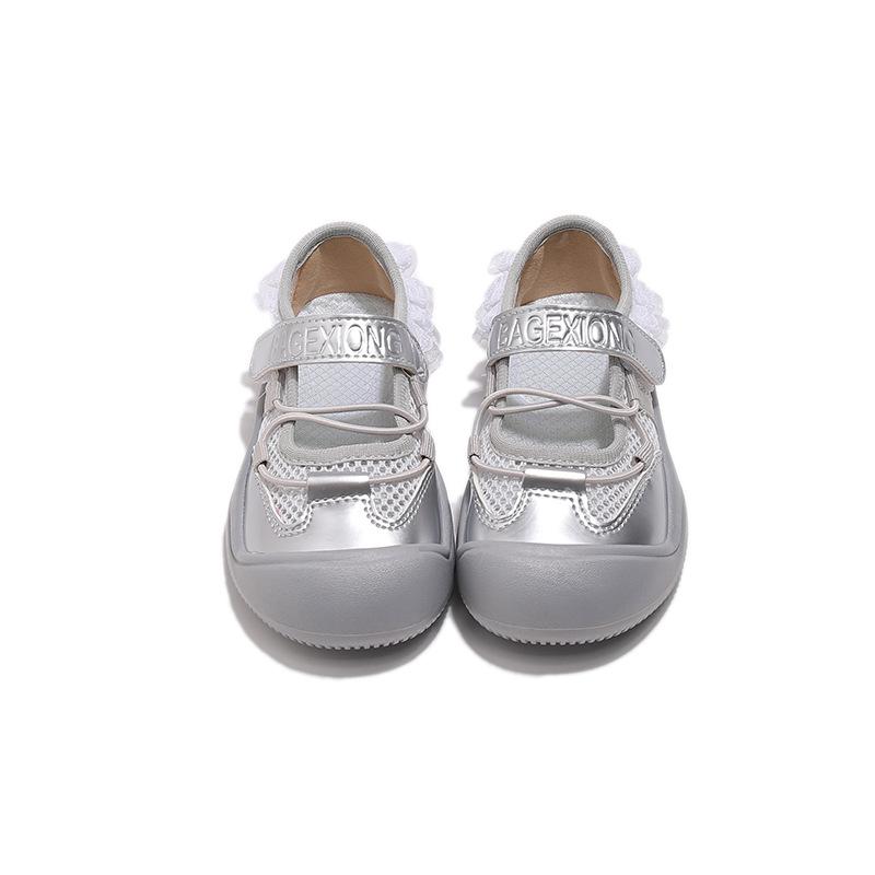 

Сандалии для девочек Дышащие кроссовки Слипоны Сетчатая обувь Модная обувь принцессы 37