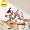 Babudou 2024 Kids' Skate Shoes - Breathable, Soft Sole, Casual Sports Sneakers for Boys & Girls