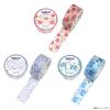 Kamiiso Sangyo Masking SAIEN Set each of Rose Lavender and Rainy Made in 20mm Wide x 3 Tape, Original, 3-Pattern (1 Garden, Field, Hydrangea), Japan,