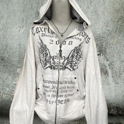 Spring Women's Fashion Printed Hooded Casual Jacket