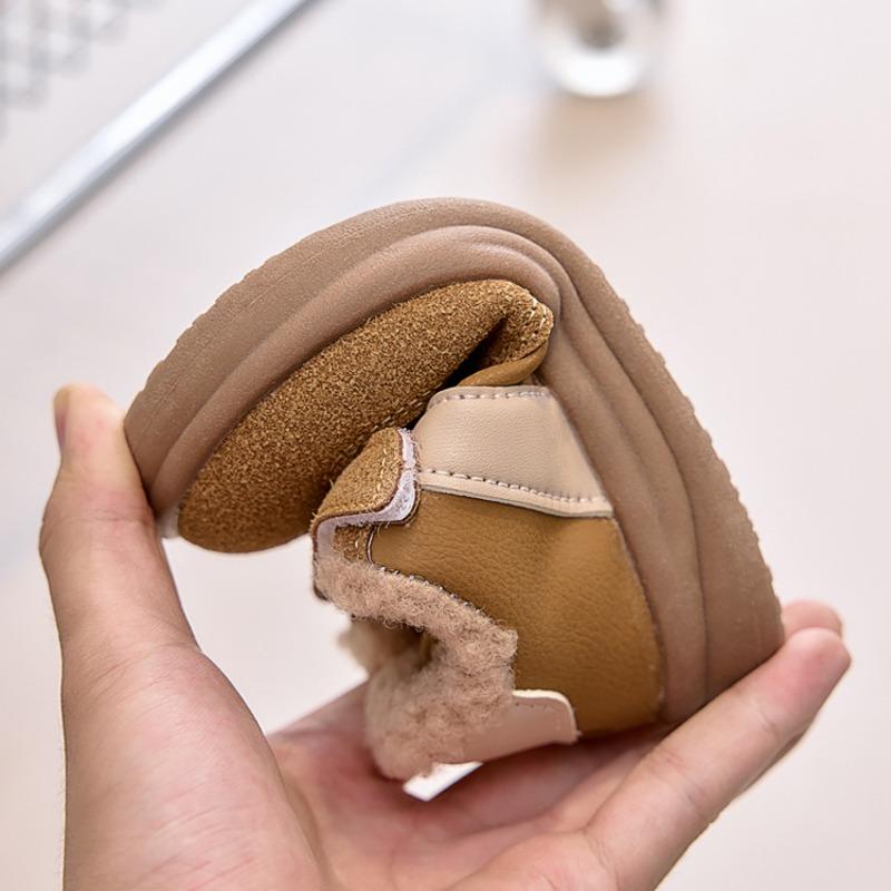 Winter-Neuheiten Unisex Kinder Freizeitschuhe mit Fleece-Futter, Modische Warme Stiefel, Vielseitige Kinderschuhe.