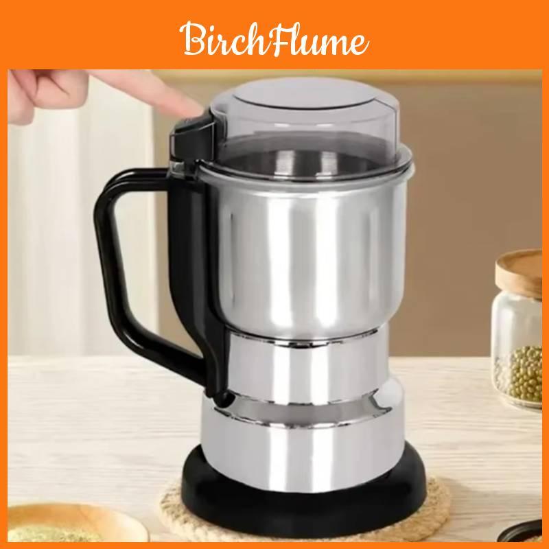 Home Use Stainless Steel Grain Grinder With Dual Blades For Spices And Herbs