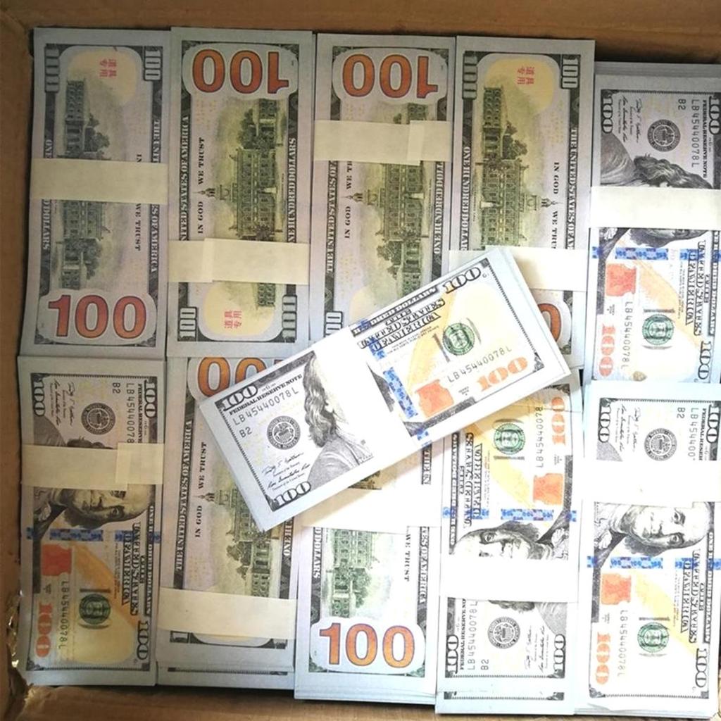 Buy Movie Prop Money Full Print 2 Sided 100 Pcs 100 Dollar Bills Stack