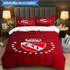 Club Atletico Independiente 3pcs Bedding,Including 1pc Duvet Cover And 2pcs Pillowcases Perfect for Christmas,Ideal for Bedroom, Dormitory