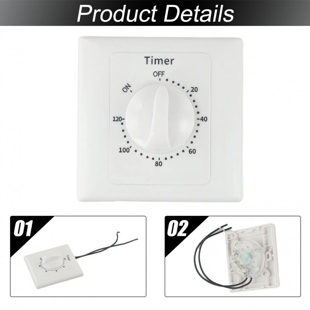 Multi-purpose Timer Switch Plastic Reliable Control Timer