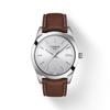 Leather Strap Silver Dial Men's Fashion Watch T127.410.16.031.00