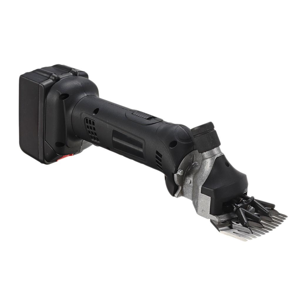 21V 6 Geschwindigkeiten Akku-Elektro-Schaf-Tierhaarschneider Scherkit Ziege Haustier Tier Bauernhof Schnittschere Wolle Schneidmaschine mit Akku 3200 U/min