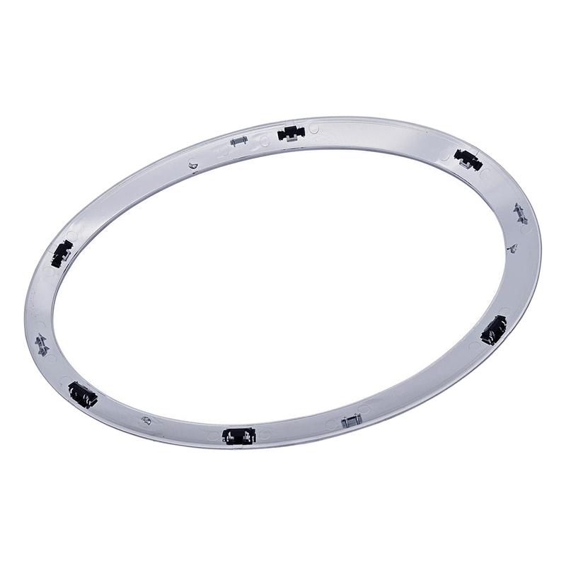 51137300631 Car Front Left Headlight Bezel Cover Ring Trim Fit for Mini Cooper F55 F56 F57 Gen3 Silver ABS