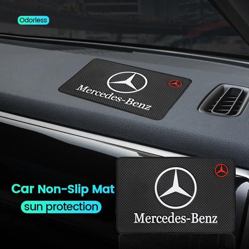 2025 Heißes Auto-Emblem Anti-Rutsch-Pad Telefon Schlüssel Nicht-Rutsch-Klebendes Gel-Pad für Mercedes Benz AMG GLE GLS CLS GLC CLA GLA GLK ML C197 R2