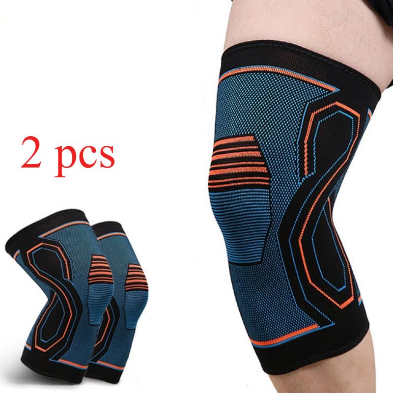

1 шт./2 шт. компрессионный наколенник для тренировок, поддержка колена для облегчения боли в суставах, бег, велоспорт, баскетбол, трикотажный наколенник для взрослых XL