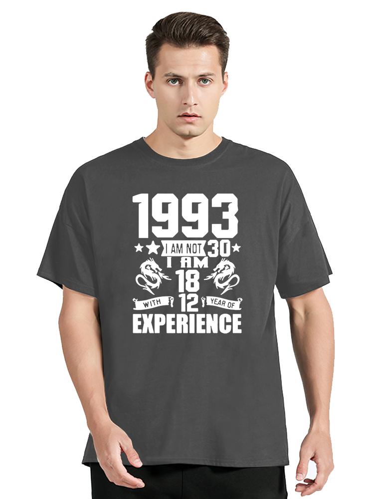 Novelty Awesome 1993 Old T Shirt Graphic Cotton Streetwear Short Sleeve Birthday Gifts Summer Style T-shirt Men Clothing