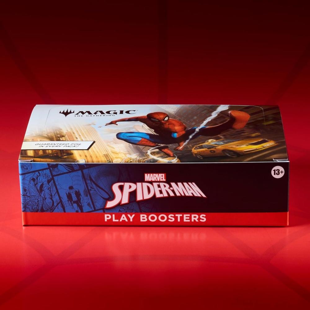 Magic  The gaThering Homem-Aranha Play Booster Versão Inglesa Caixa Com 30 Pacotes