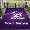 Custom Text Printed Rug Melbourne Storm Non Slip Floor Carpet For Home Room Decor