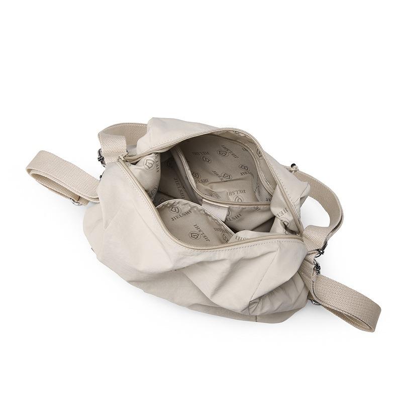 Umhängetasche schlicht und mit großem Fassungsvermögen Oxford-Gewebe neu leicht lässig wasserdicht doppelte Tasche Studentenpendel Schultertasche