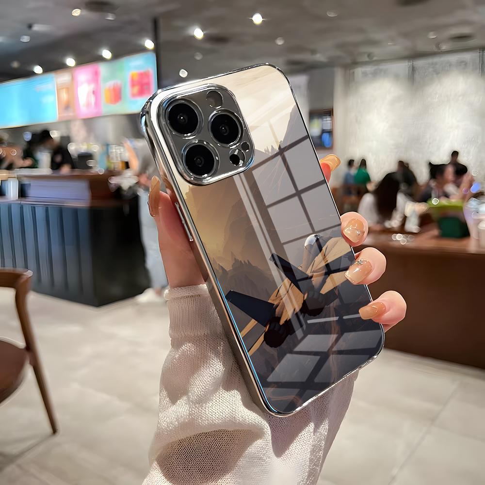 Top Gun Maverick Phone Case For IPhone 17 Pro Max 15 Pro 16 14 Plus 12 13 Mini 11 Pro Shockproof Electroplated Glass Cover