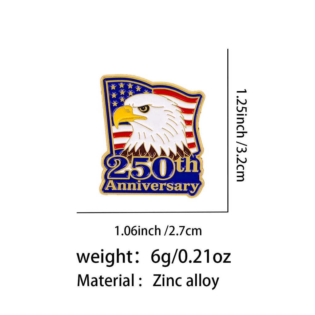 Commemorative Enamel Pin Limited Edition Metal Fashion Brooch Us Patriotic Badge Timeless American Flag Lapel Pin For Gift For