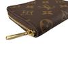 LOUIS VUITTON Monogram zip around coin purse Monogram canvas Brown unisex M60067 Used