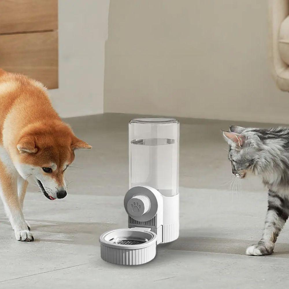 Transparent Cage Feeder Large Capacity Cat Water Bottle  for Pet Cage