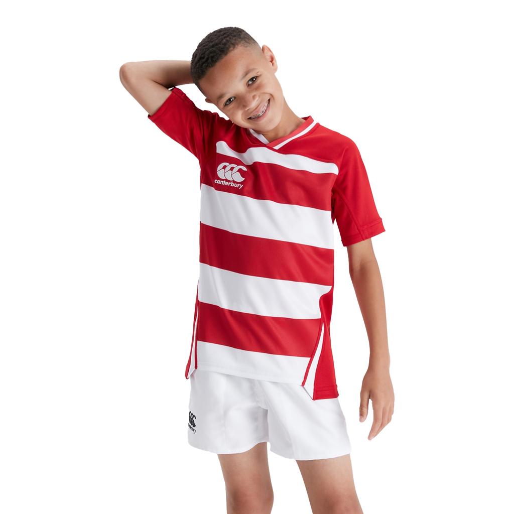 canterbury Childrens/Kids Evader Hooped Vapodri Jersey