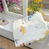 Lightweight Knitted Comforter Cute Cartoon Pattern Skin Friendly Thin Summer Quilt Air Conditioner Duvet for Home