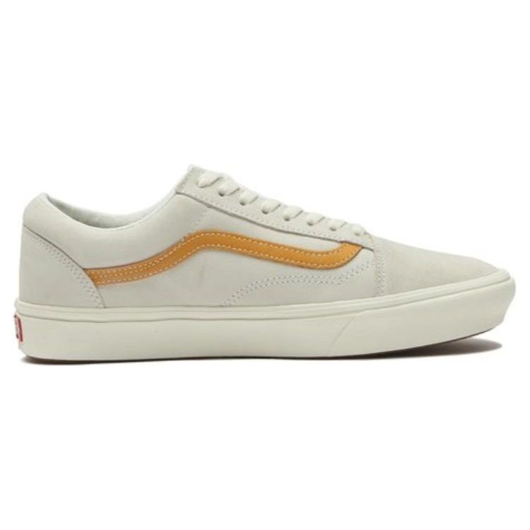 Vans Comfycush Old Skool Low Top Casual Skate Shoes Unisex Sneakers Gray Orange VN0A3WMA2BH