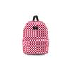 Checkerboard Trendy Versatile Polyester Backpack Women Backpack Red White VN0A5KI1O84
