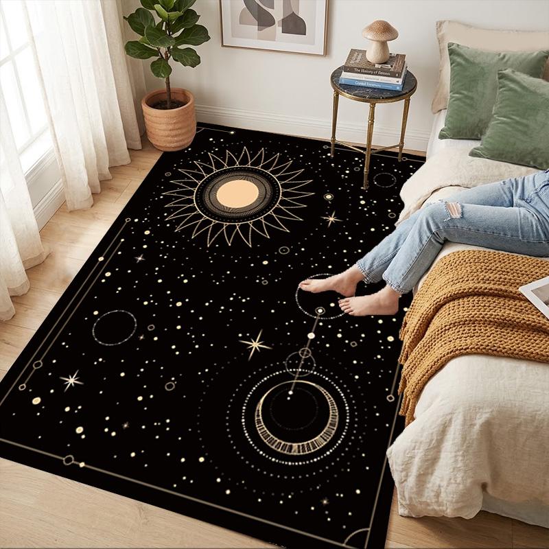 Cosmic Art Living Room Nonslip Area Rug Soft Carpet For Bedroom Game Playroom Sofa Office Home Decor Doormat Christmas Gift C9301285