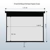 HD Retractable Projection Screen