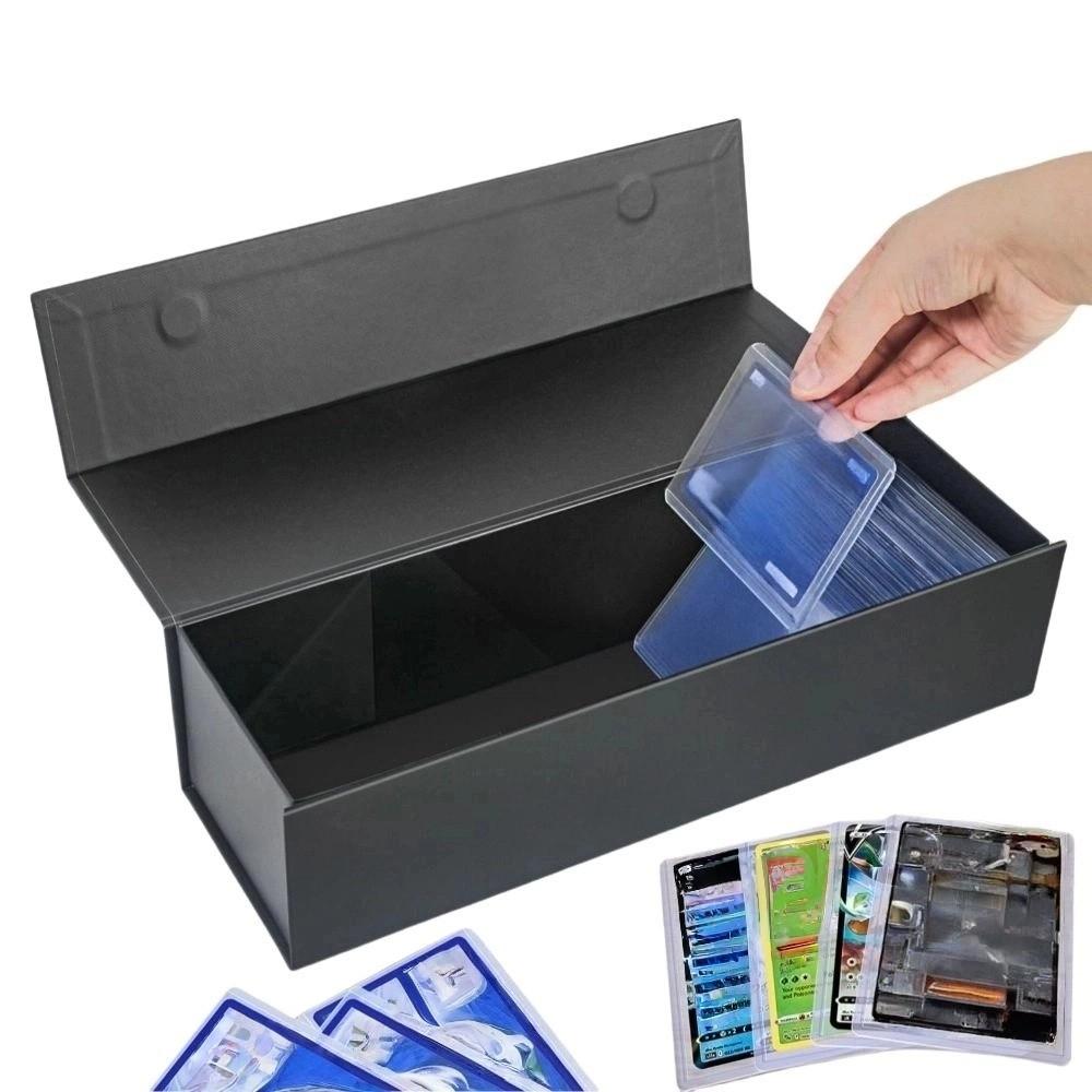 Portable Trading Card Storage Box Rugged Graded Card Holder  For Variety Cards