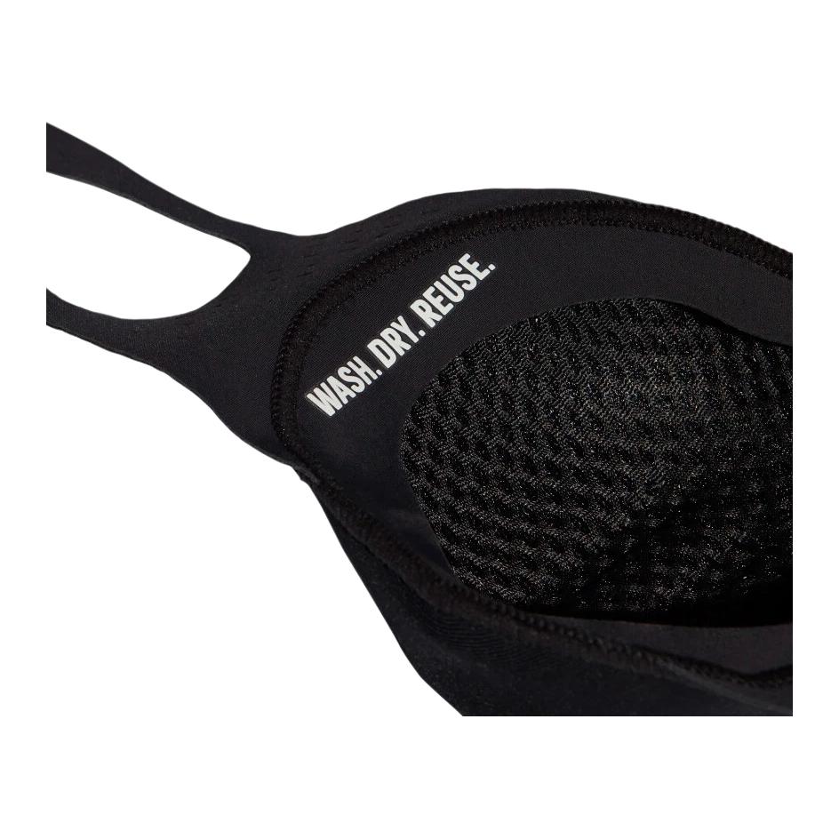 Adidas Polyester Face Masks Unisex Black HF7048