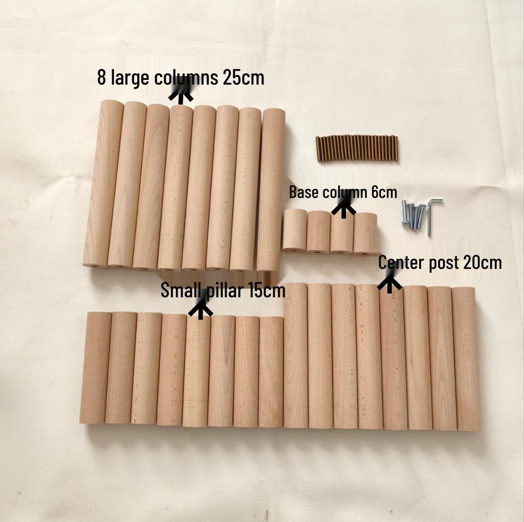 Children's Natural Wood Multi-Layer Storage Rack for Toys and Kindergarten Rooms